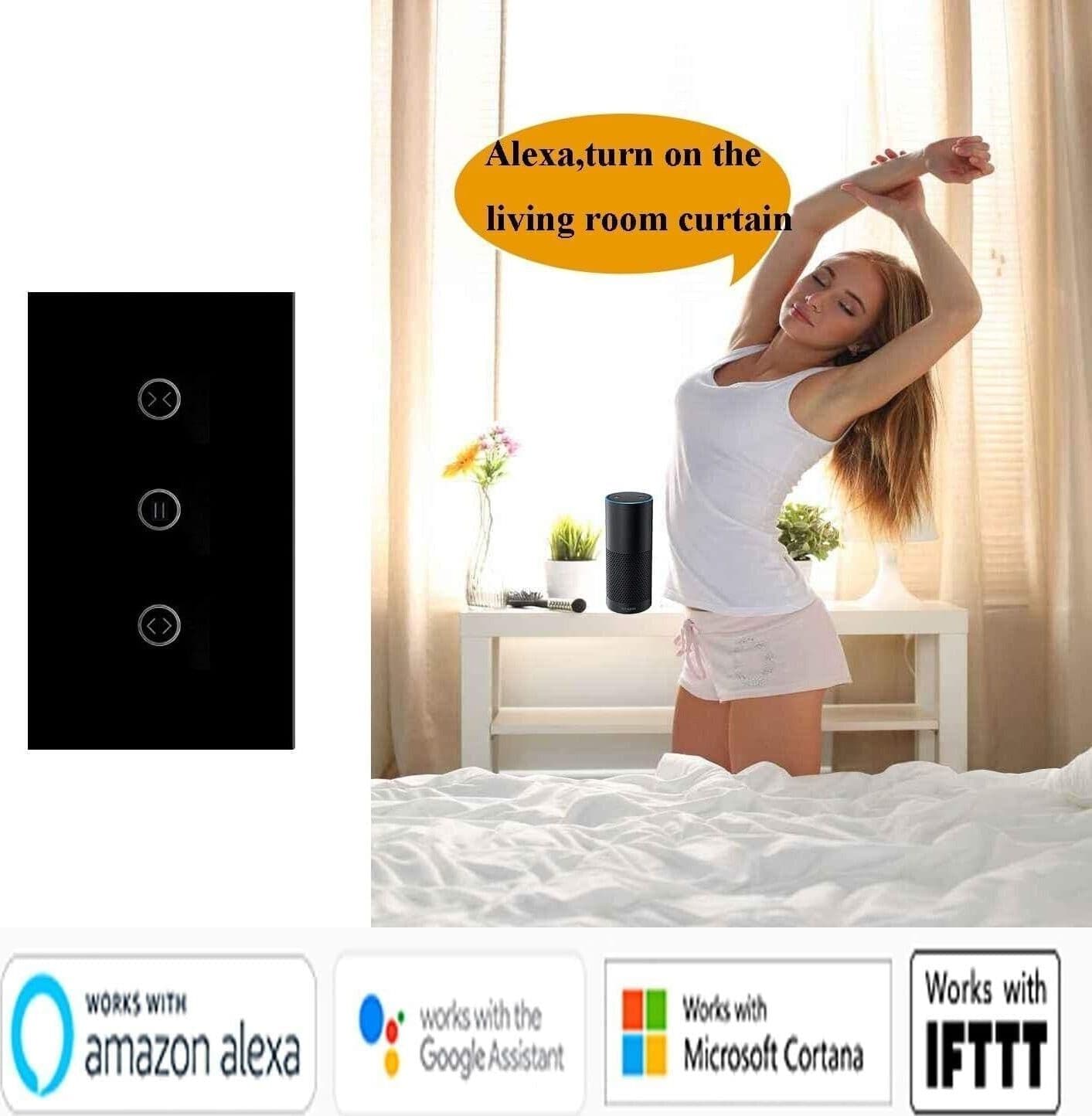 Wi-Fi Curtain Switch, Smart Touch Switch, Controllo Remoto e Vocale in Spine intelligenti e telecomandate CL Store - Battipaglia, commercioVirtuoso.it