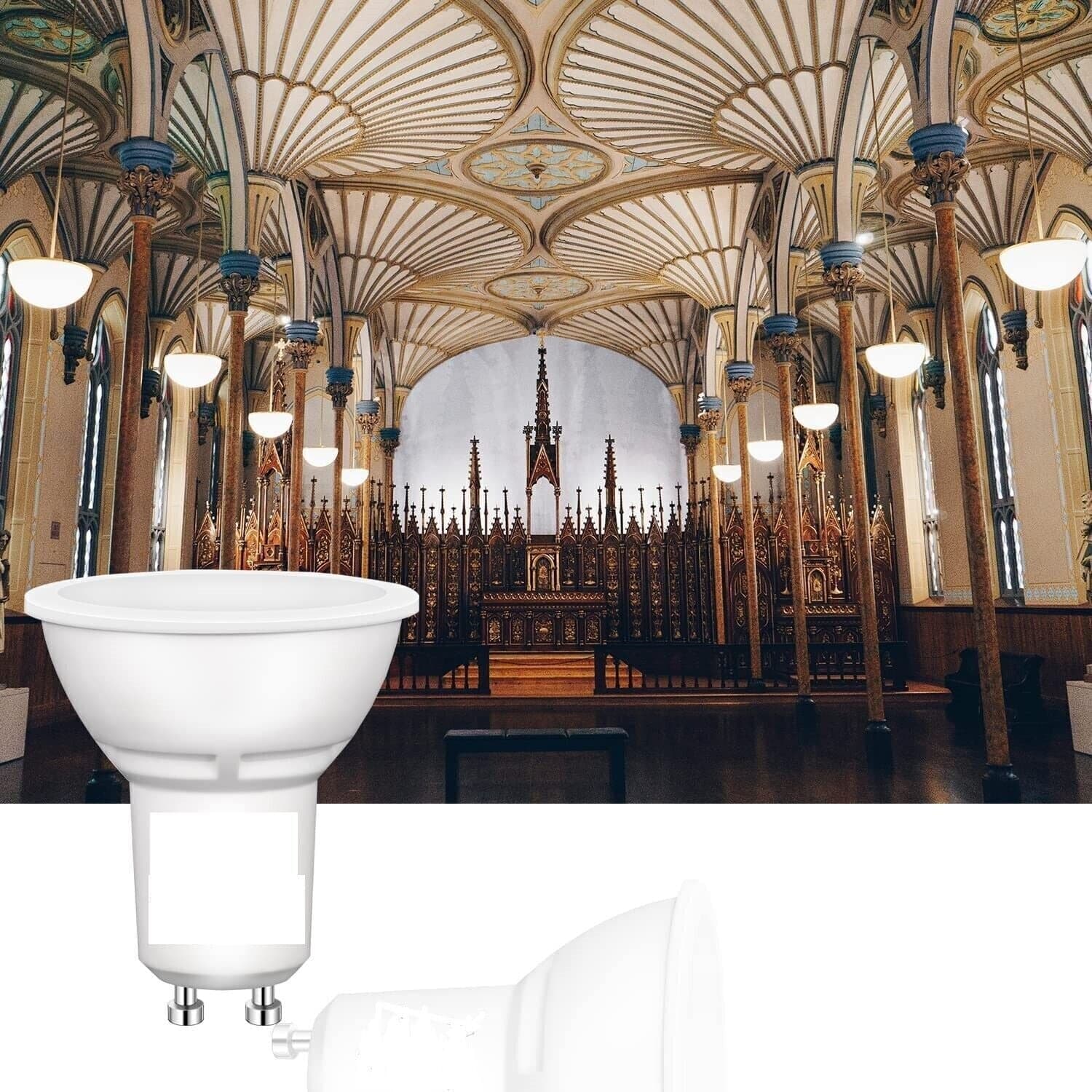 Lampadine LED GU10 5W (10 Pezzi),Luce Bianco Caldo 3000K ,Pari a Faretto Alogeno in Lampadine a LED CL Store - Battipaglia, commercioVirtuoso.it