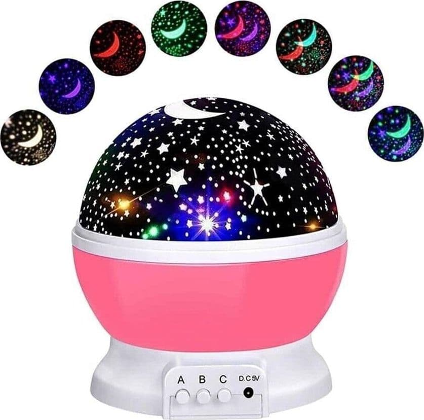 Luce Notturna Bambini, Proiettore Stelle Soffitto Bambini con 8 Colori & 360° in Luci notturne per bambini CL Store - Battipaglia, commercioVirtuoso.it