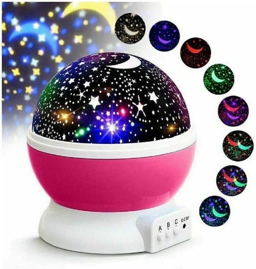 Luce Notturna Bambini, Proiettore Stelle Soffitto Bambini con 8 Colori & 360° in Luci notturne per bambini CL Store - Battipaglia, commercioVirtuoso.it
