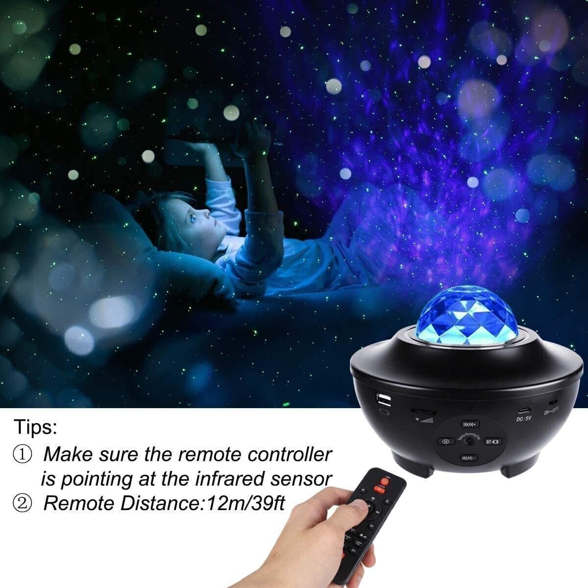 Proiettore di luci notturne a forma di stella, proiettore di luci notturne in Luci notturne per bambini CL Store - Battipaglia, commercioVirtuoso.it