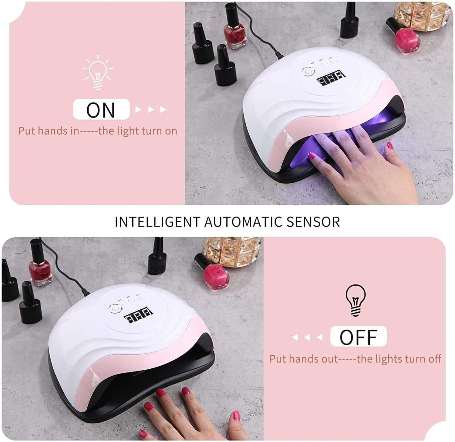 Aokyom 168W Lampada per Unghie,Lampada a LED UV per Manicure e Pedicure,36LED in Asciuga unghie e lampade UV CL Store - Battipaglia, commercioVirtuoso.it