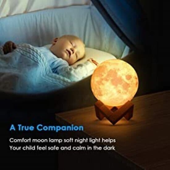 Lampada lunare, stampa 3D Luce lunare, Luce notturna Lampada fredda Lampada luna in Luci notturne CL Store - Battipaglia, commercioVirtuoso.it