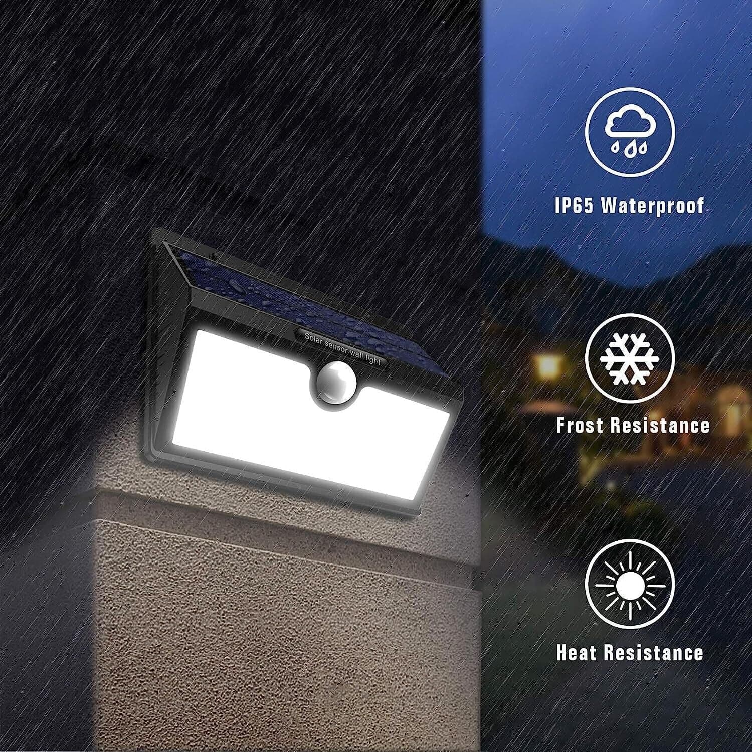 Luci Solari Esterno, 78 LED Super Luminosa Lampada Solare esterno, Confezione in Luci di sicurezza CL Store - Battipaglia, commercioVirtuoso.it