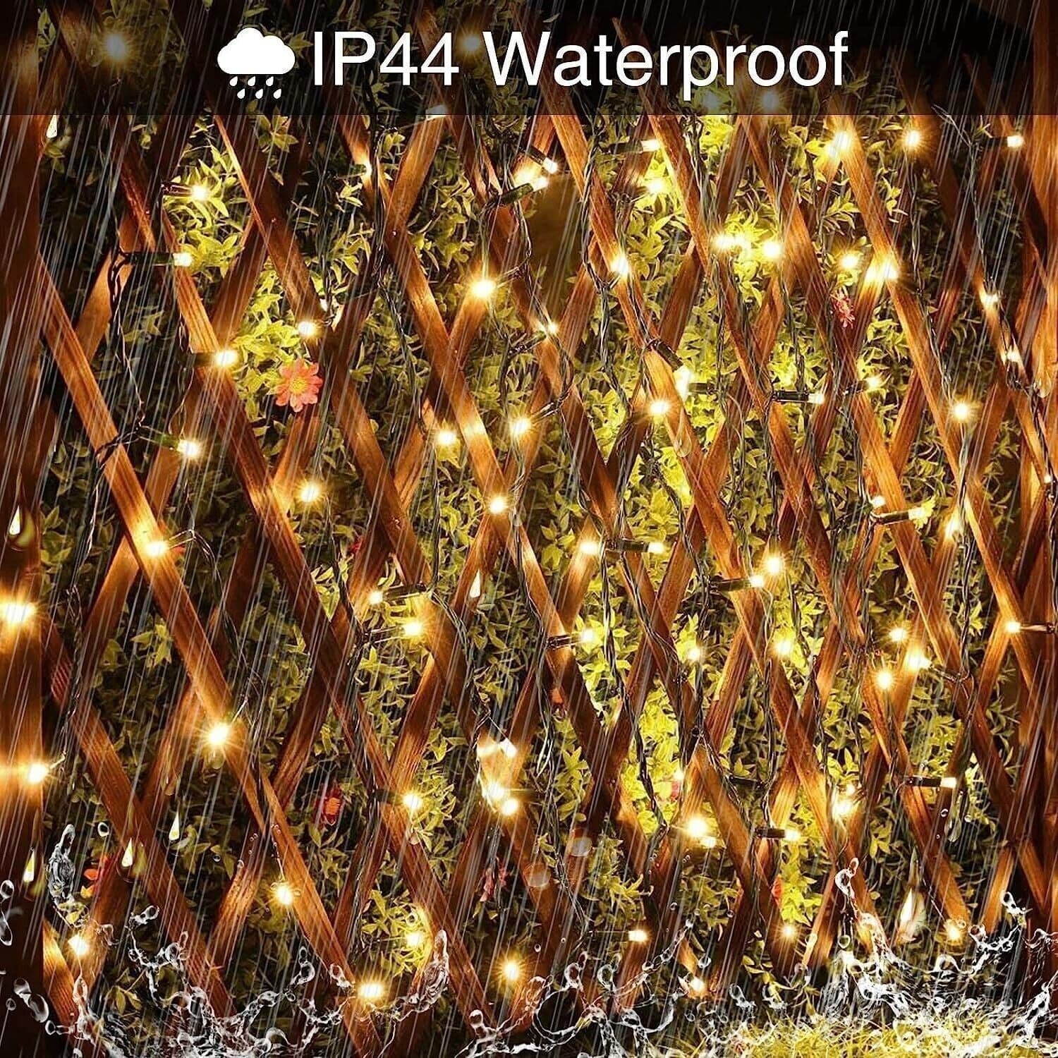 66ft 200 luci natalizie a LED per interni ed esterni, luci bianche calde in Catene luminose CL Store - Battipaglia, commercioVirtuoso.it
