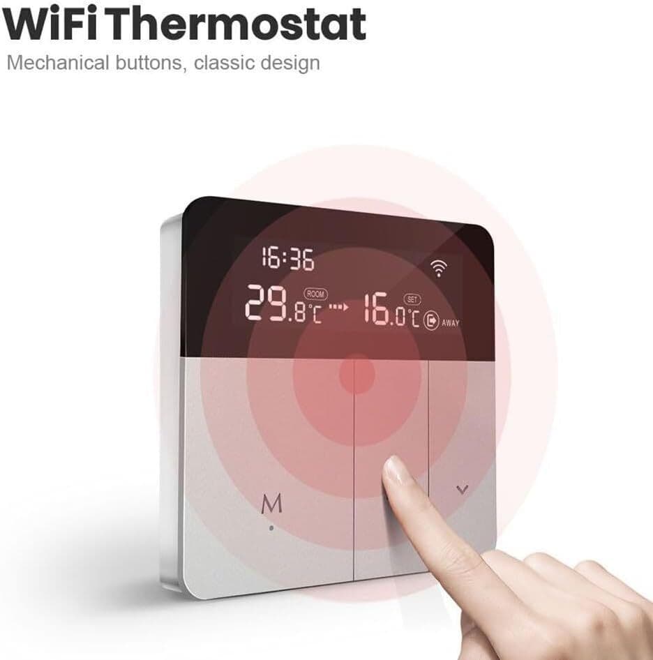 I8 WiFi Termostato Intelligente con Display LCD Termostato Intelligente in Termostati CL Store - Battipaglia, commercioVirtuoso.it