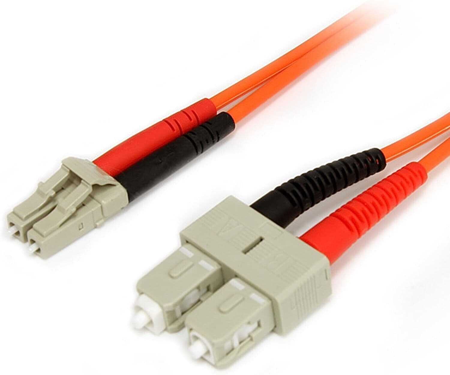 StarTech Cavo patch duplex in fibra multimodale 62,5/125 2 m LC/SC, LSZH