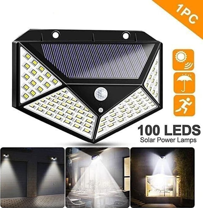 Lampada solare da esterno a luce solare a LED con sensore di movimento Lampada in Luci di sicurezza CL Store - Battipaglia, commercioVirtuoso.it