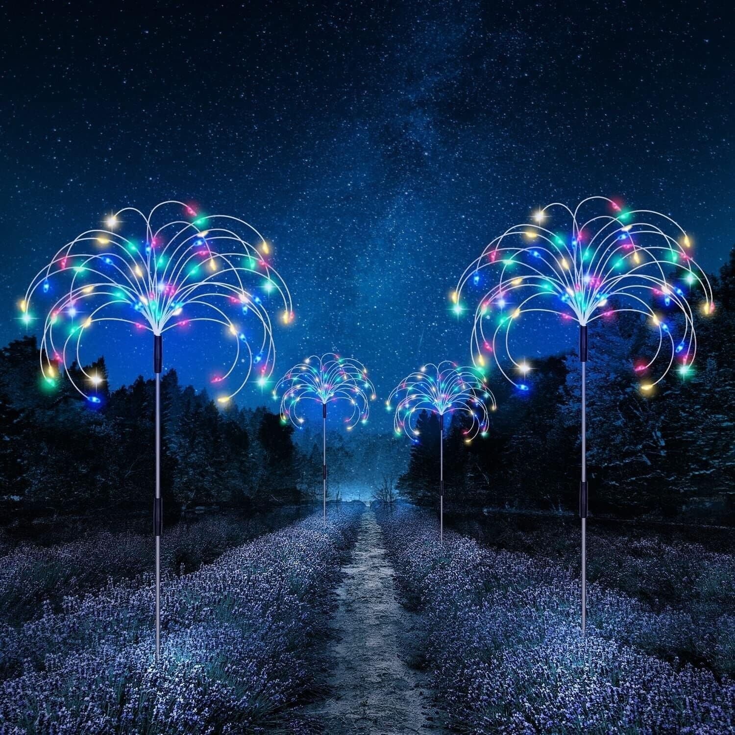 5 Luci solari per Esterni luci solari a LE, fuochi d'artificio, per Esterni in Luci per sentieri CL Store - Battipaglia, commercioVirtuoso.it