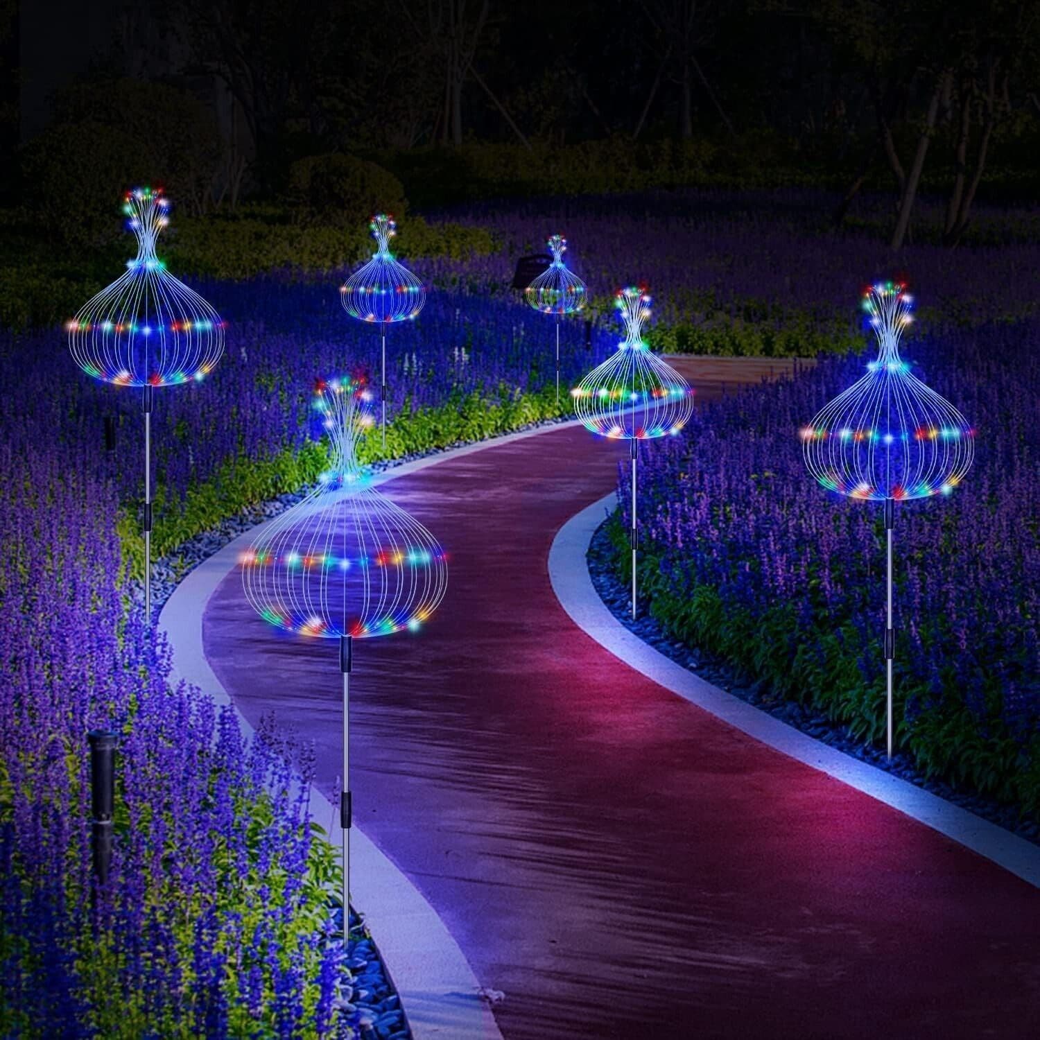 5 Luci solari per Esterni luci solari a LE, fuochi d'artificio, per Esterni in Luci per sentieri CL Store - Battipaglia, commercioVirtuoso.it