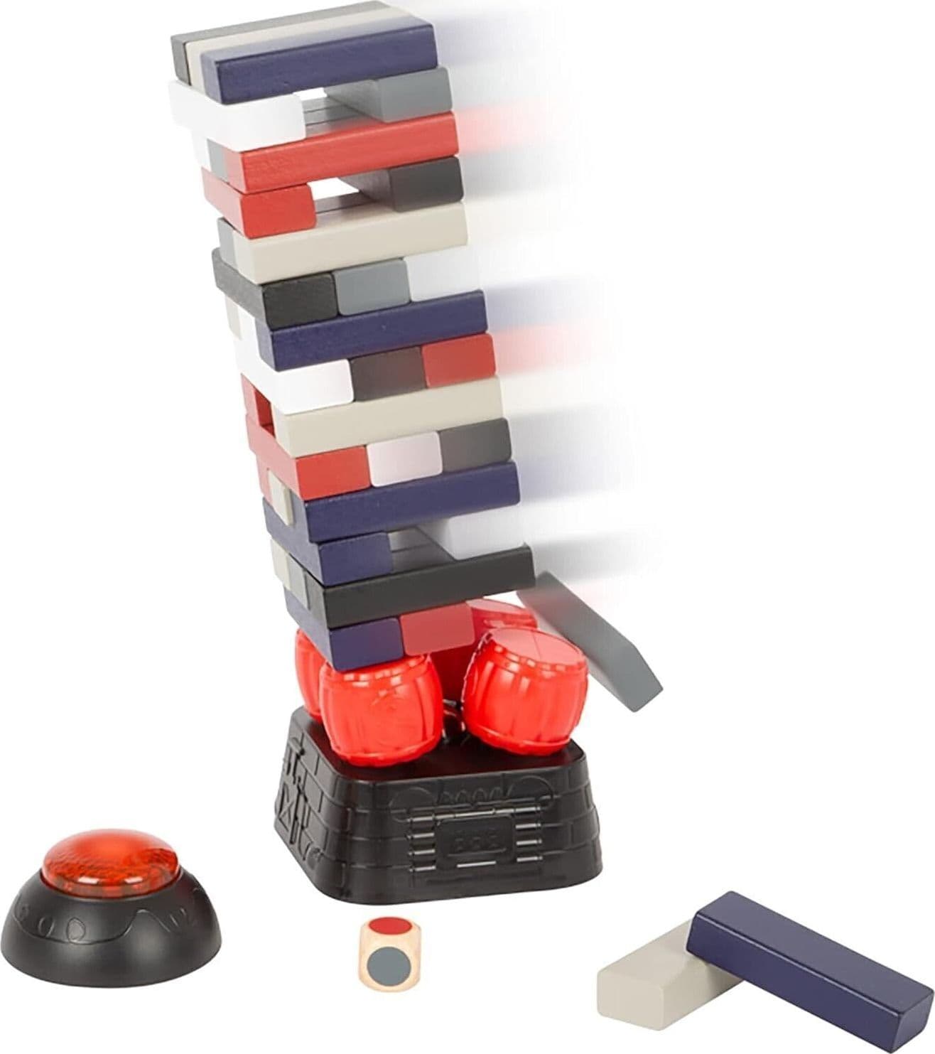 Gioco divertente con torre traballante dinamite in legno Small Foot con blocchi in Cubi e piramidi componibili CL Store - Battipaglia, commercioVirtuoso.it