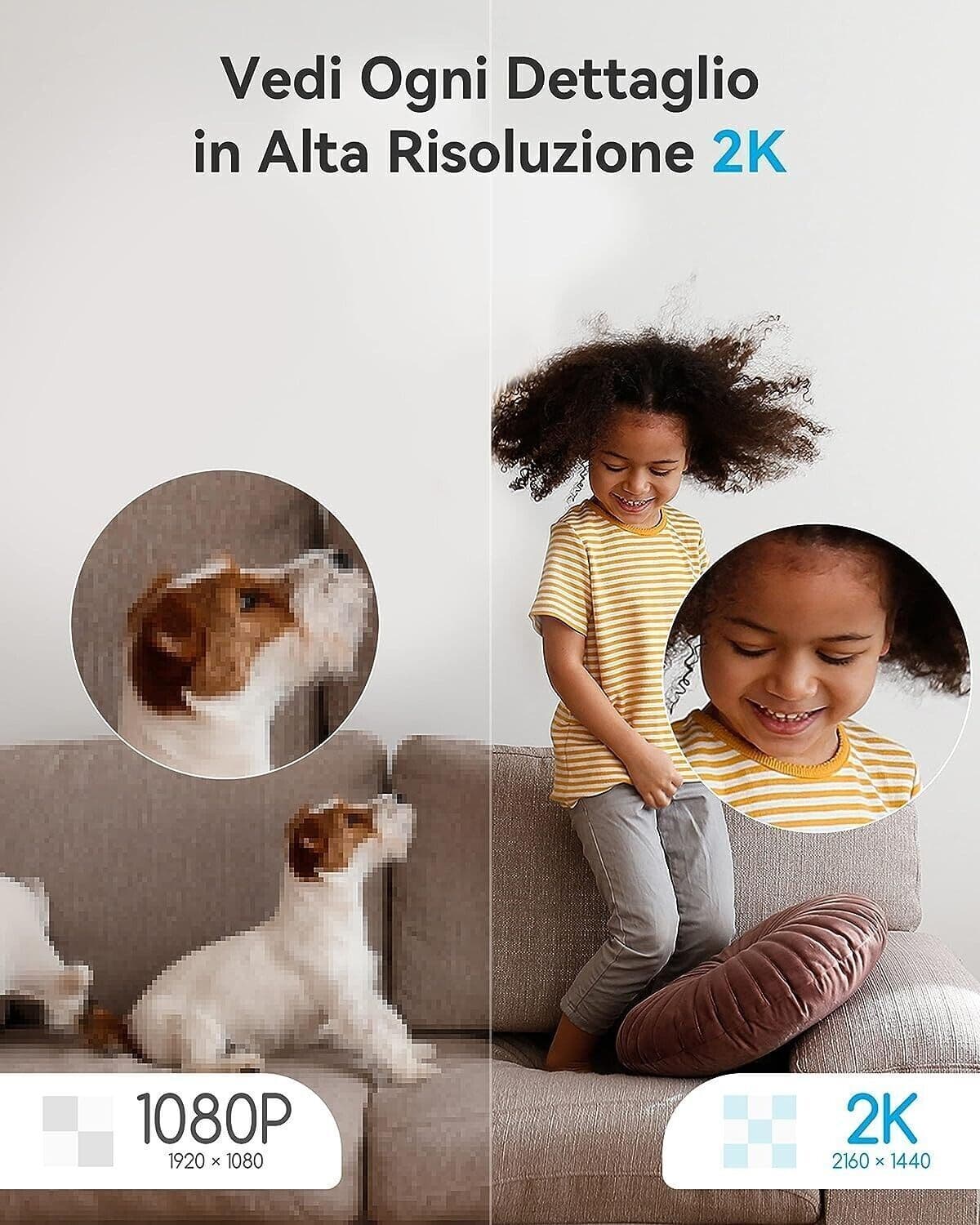 blurams Telecamere Wifi Interne 2K,Videocamera Sorveglianza Interno Wifi in Dom camera CL Store - Battipaglia, commercioVirtuoso.it