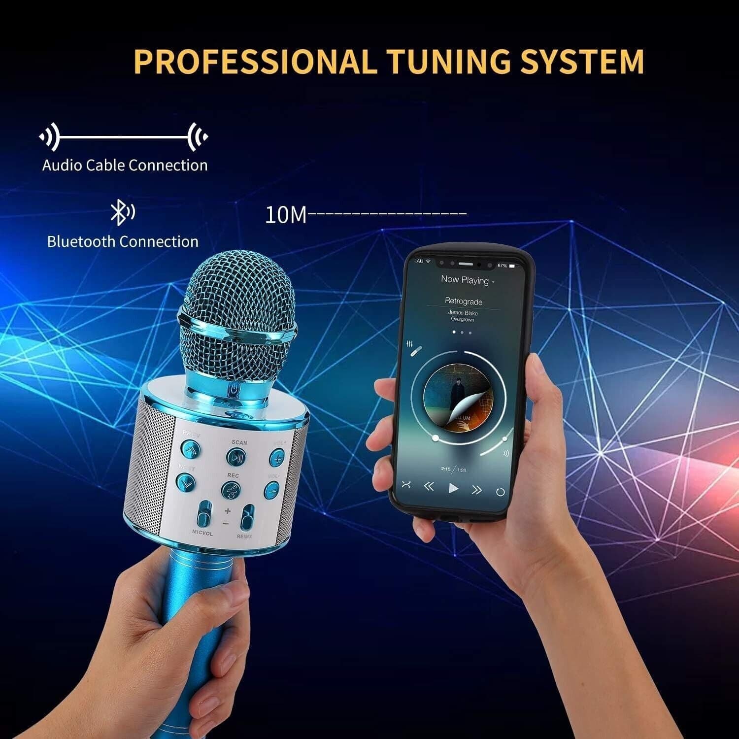 HANDHEL KTV Microfono Karaoke, Wireless Bluetooth Microfono Karaoke, Wireless in Console Karaoke CL Store - Battipaglia, commercioVirtuoso.it