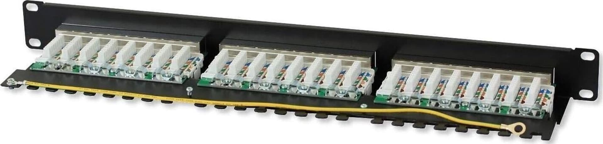 Techly Professional Pannello Patch STP 24 Posti RJ45 cat. 6A Techly in Cavi Ethernet CL Store - Battipaglia, commercioVirtuoso.it