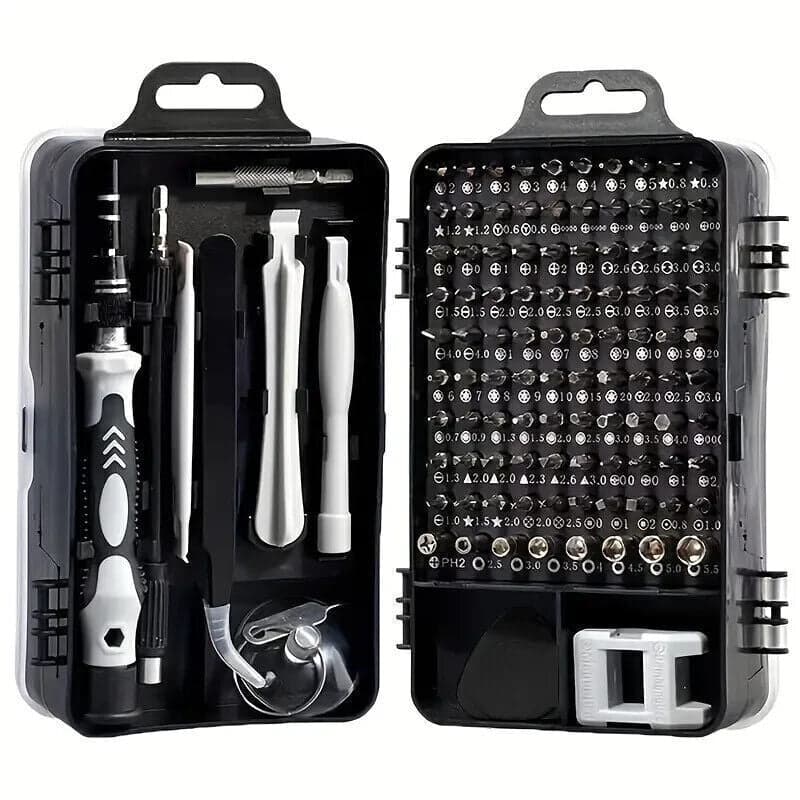 115pcs Kit Strumenti Riparazione Di Precisione Per Auto,Orologi, Telefoni