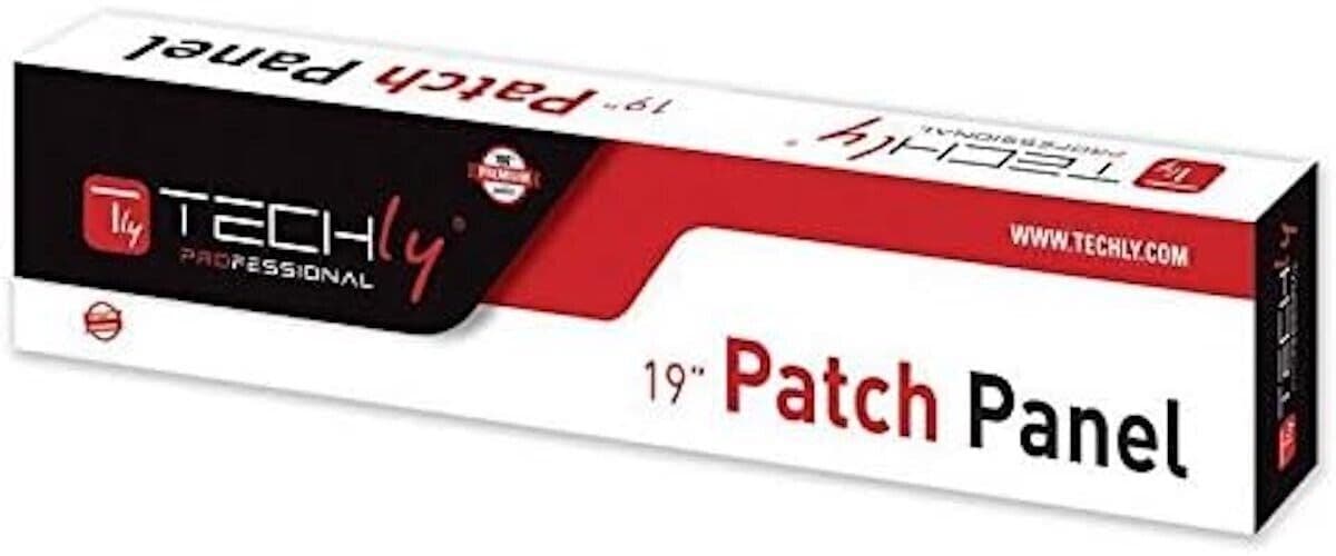 Techly Professional Pannello Patch STP 24 Posti RJ45 cat. 6A Techly in Cavi Ethernet CL Store - Battipaglia, commercioVirtuoso.it