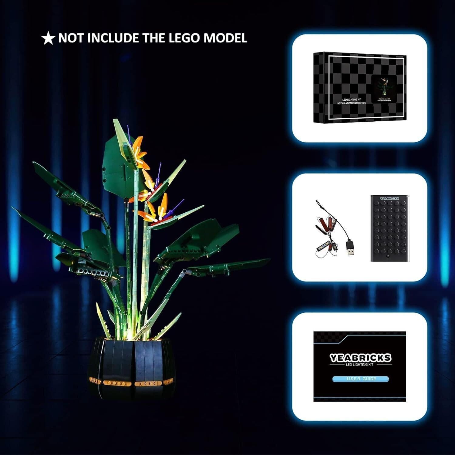 YEABRICKS Kit Luci a LED per Lego 10289 Creator Bird of Paradise Modello in Set di costruzioni CL Store - Battipaglia, commercioVirtuoso.it