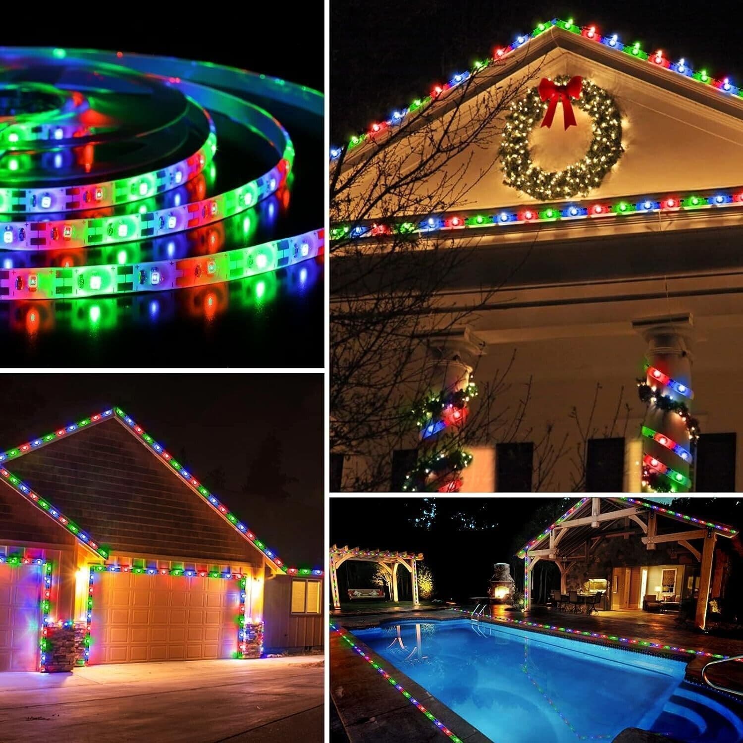 ANDOWL Striscia LED Solare Esterna, Colorati Luci Led Light Strip 5 Metri, Luce in Strisce LED CL Store - Battipaglia, commercioVirtuoso.it