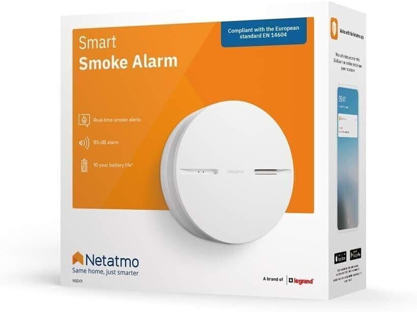 Netatmo Rilevatore di fumo intelligente, 10 anni di batteria, test in Rilevatori di fumo CL Store - Battipaglia, commercioVirtuoso.it