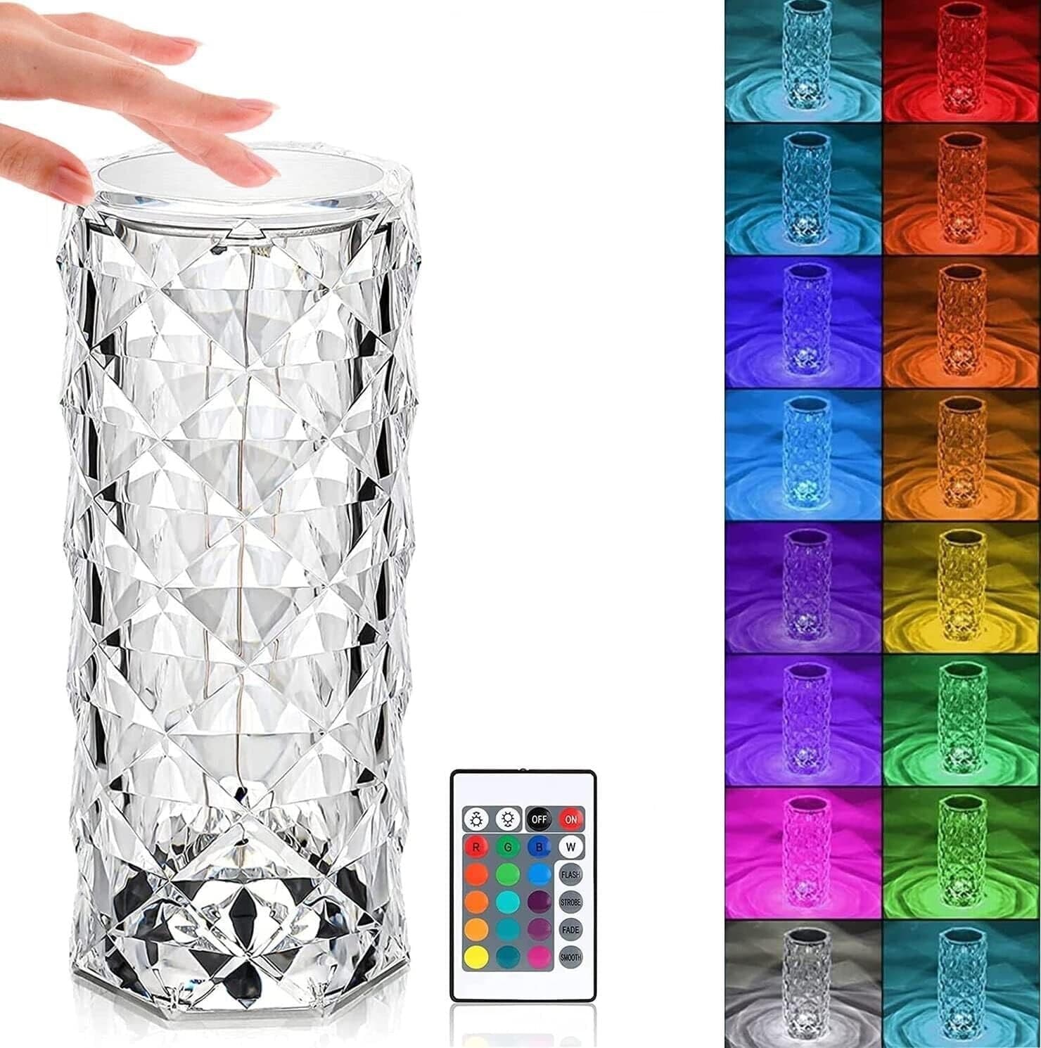 Lampada da Tavolo Touch Senza fili ricaricabile,16 Colori Lampade Led in Lampade da tavolo e abat-jour CL Store - Battipaglia, commercioVirtuoso.it