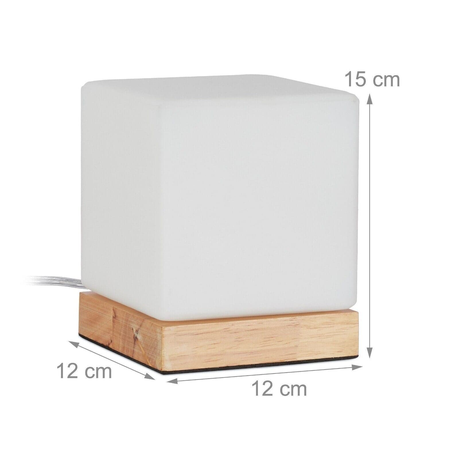 Lampada da Tavolo Europea Pastorale Quadrata Lampada da scrivania in Legno E14 in Lampade da tavolo e abat-jour CL Store - Battipaglia, commercioVirtuoso.it