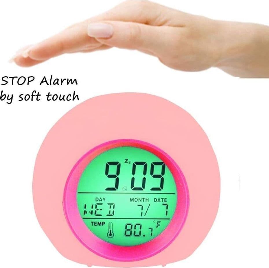 Sveglia per Bambini, Orologio da Comodino a LED con Luce Sveglia 7 Colori in Sveglie CL Store - Battipaglia, commercioVirtuoso.it