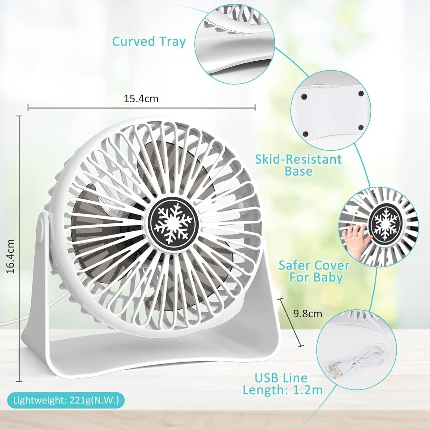Ventilatore USB, Mini USB Ventilatore Silenzioso, Regolabile 3 Velocità in  CL Store - Battipaglia, commercioVirtuoso.it