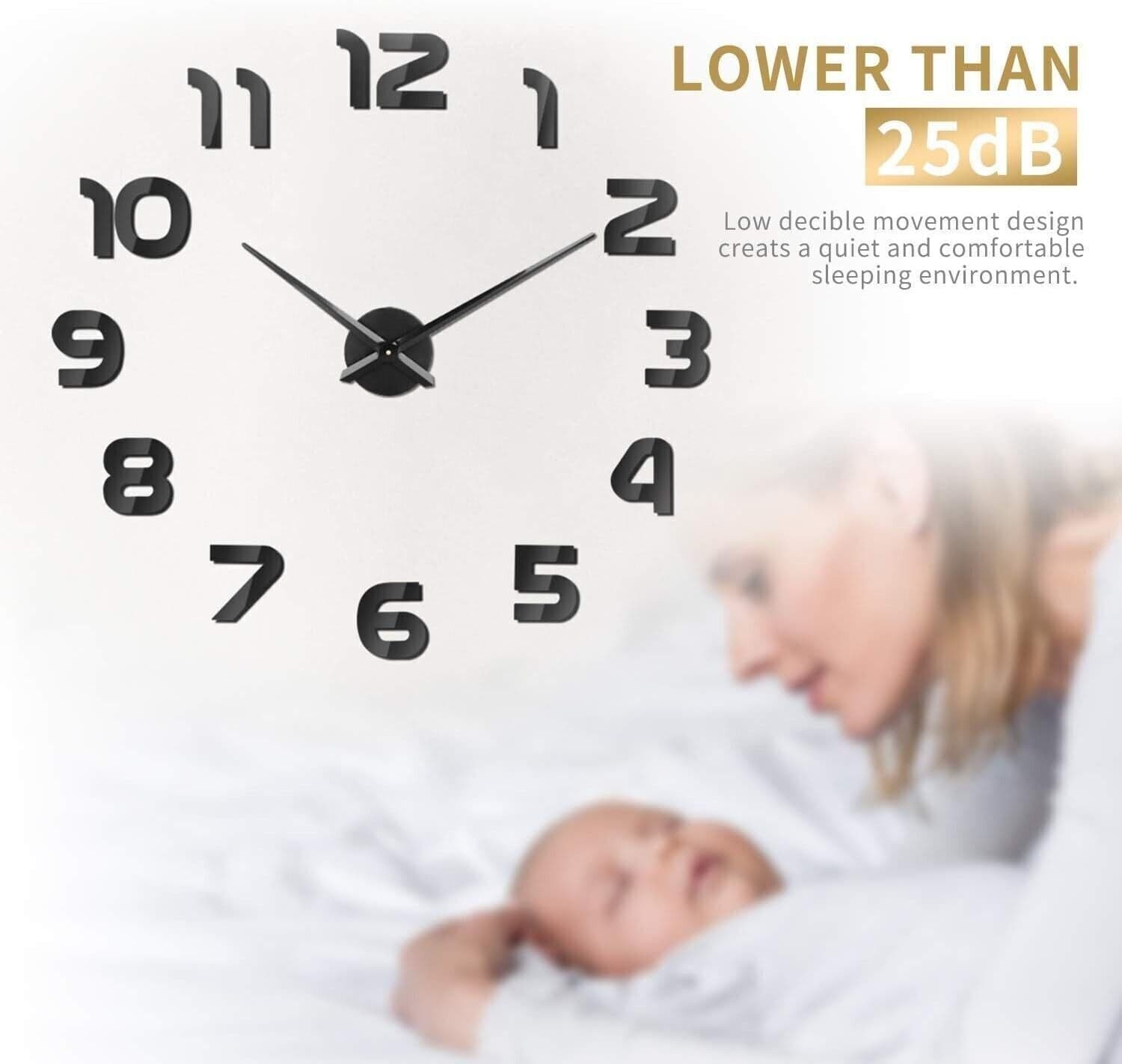 Orologio da Parete Silenzioso e Fai da Te 60-120cm, Facile da Montare Effetto in Orologi da parete CL Store - Battipaglia, commercioVirtuoso.it