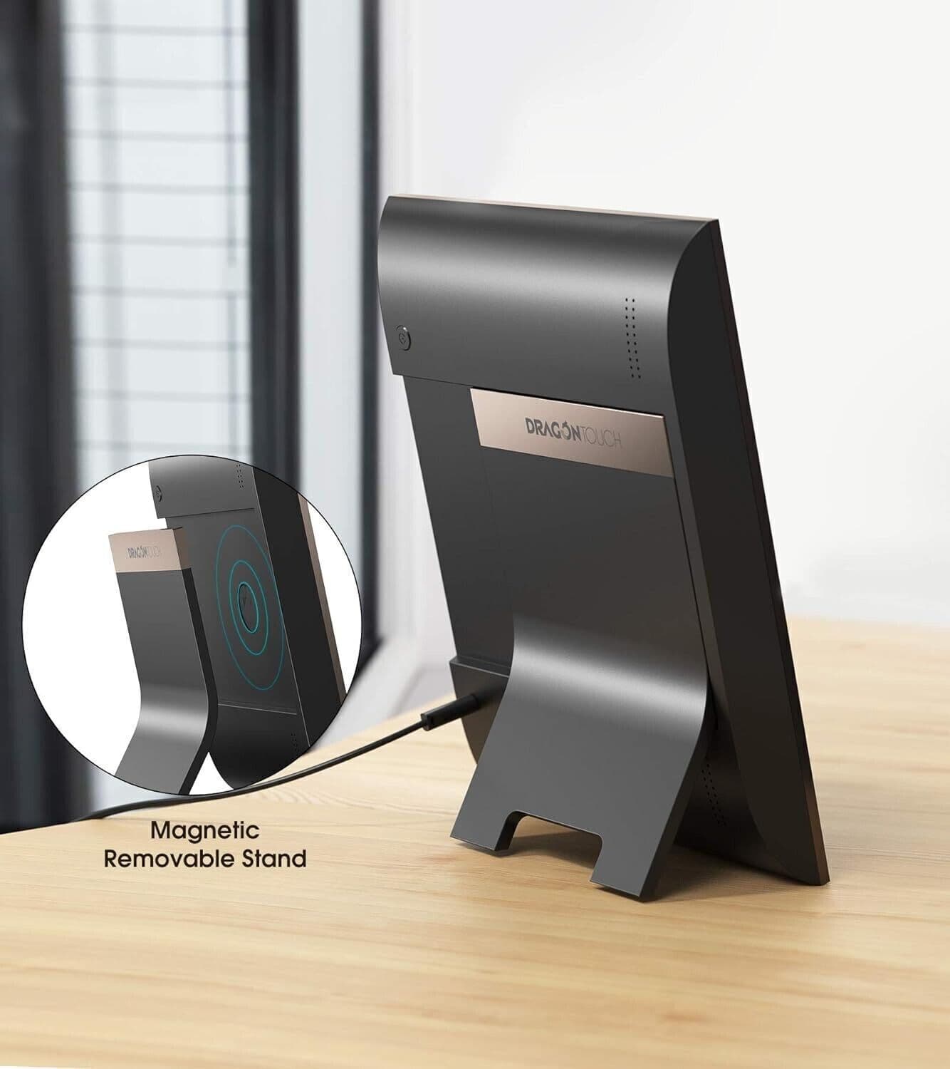 Cornice digitale WiFi da 10 pollici, supporto magnetico regolabile, display HD in Cornici digitali CL Store - Battipaglia, commercioVirtuoso.it
