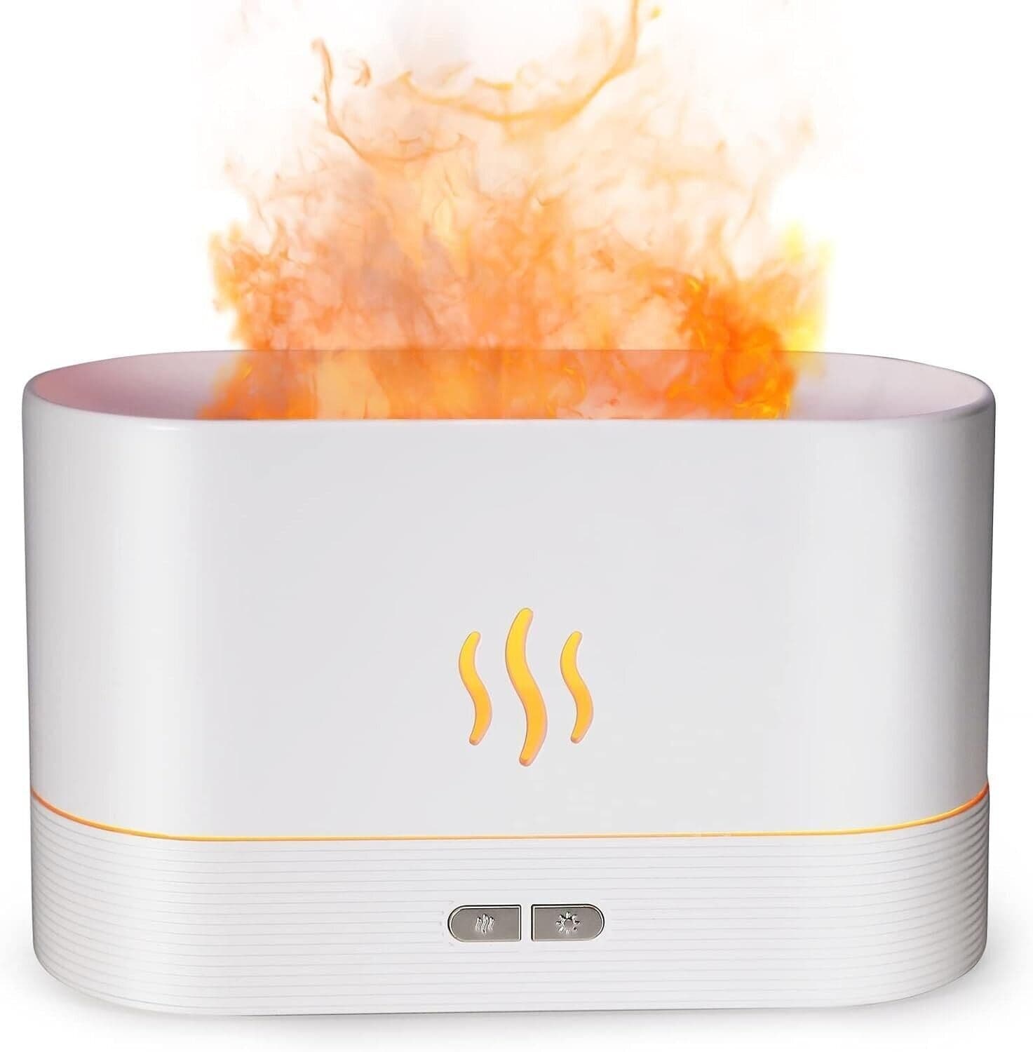 Diffusore di Oli Essenziali con Effetto Fiamma Umidificatore per Ambiente