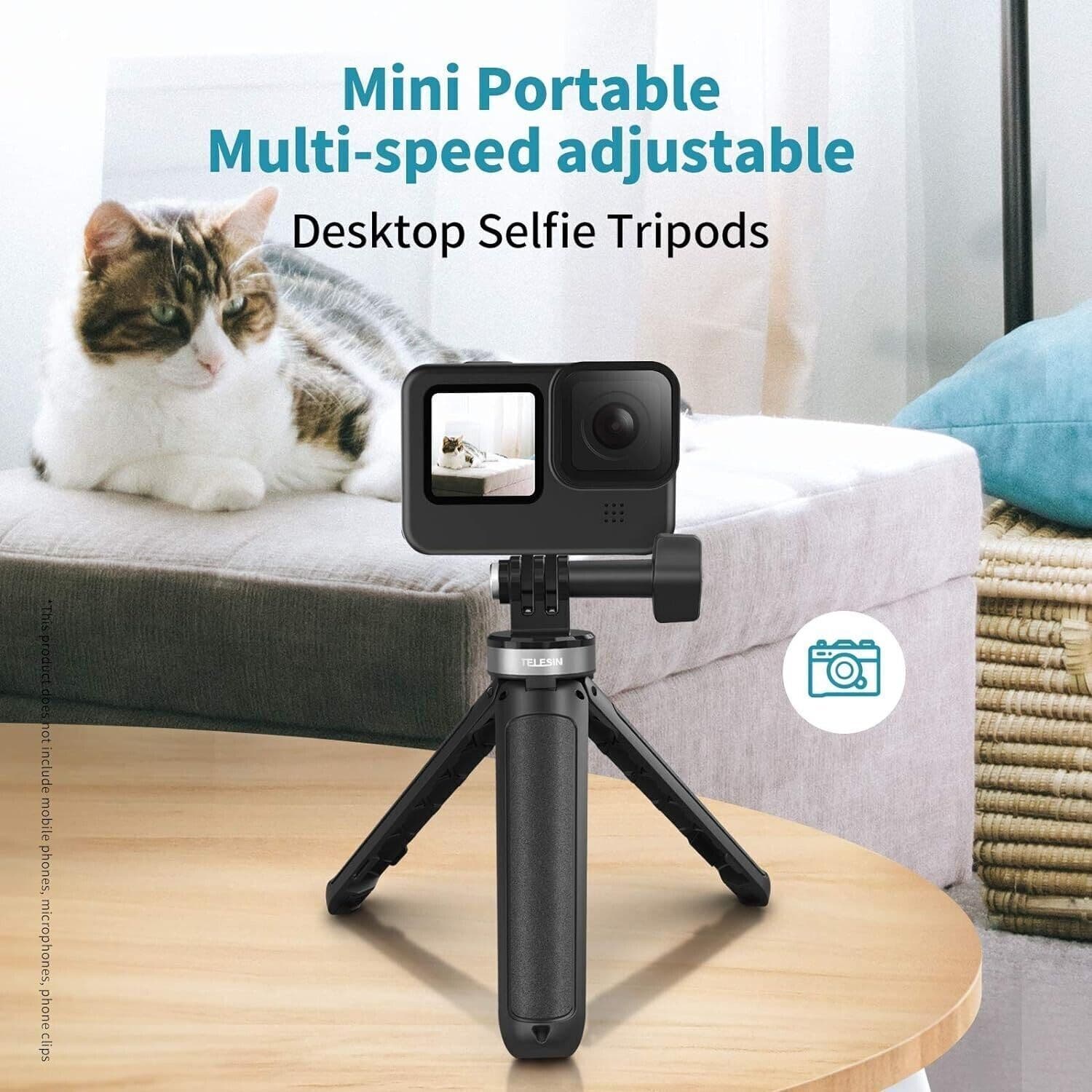 Mini treppiede Selfie Stick Pole, supporto treppiede per fotocamera portatile in Treppiedi CL Store - Battipaglia, commercioVirtuoso.it