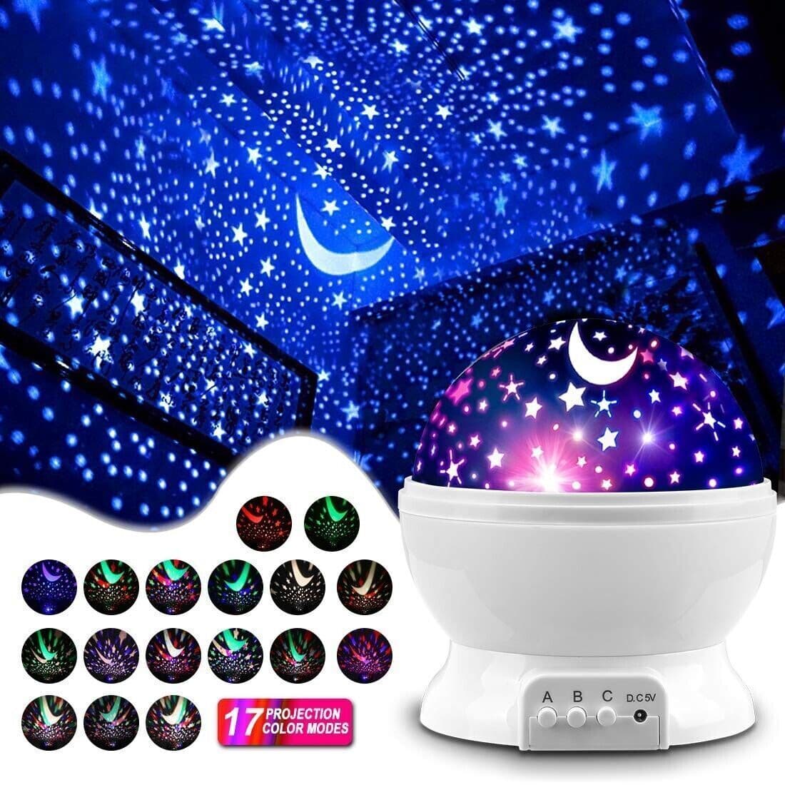Proiettore Stellare Luci Notturne per Bambini, Regali Divertenti per Ragazzi in Luci notturne per bambini CL Store - Battipaglia, commercioVirtuoso.it