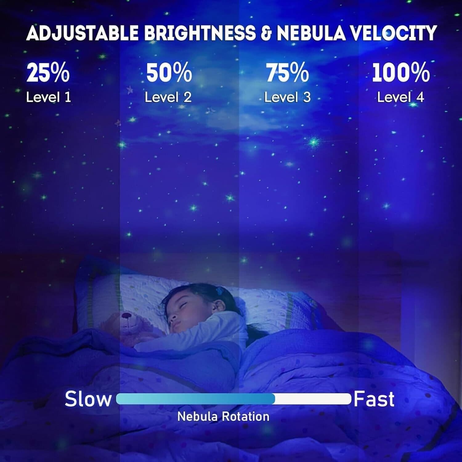 Luce Notturna a forma di astronauta, Proiettore con Nebulosa, Timer in Luci notturne per bambini CL Store - Battipaglia, commercioVirtuoso.it