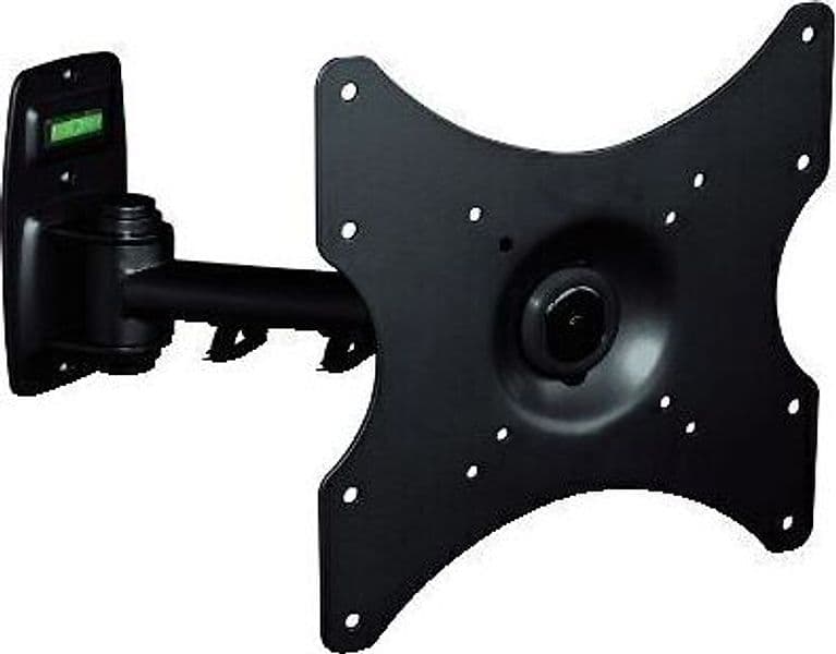 GBC Supporto da parete orientabile, 2 snodi per TV LCD/LED da 17'' a 37''
