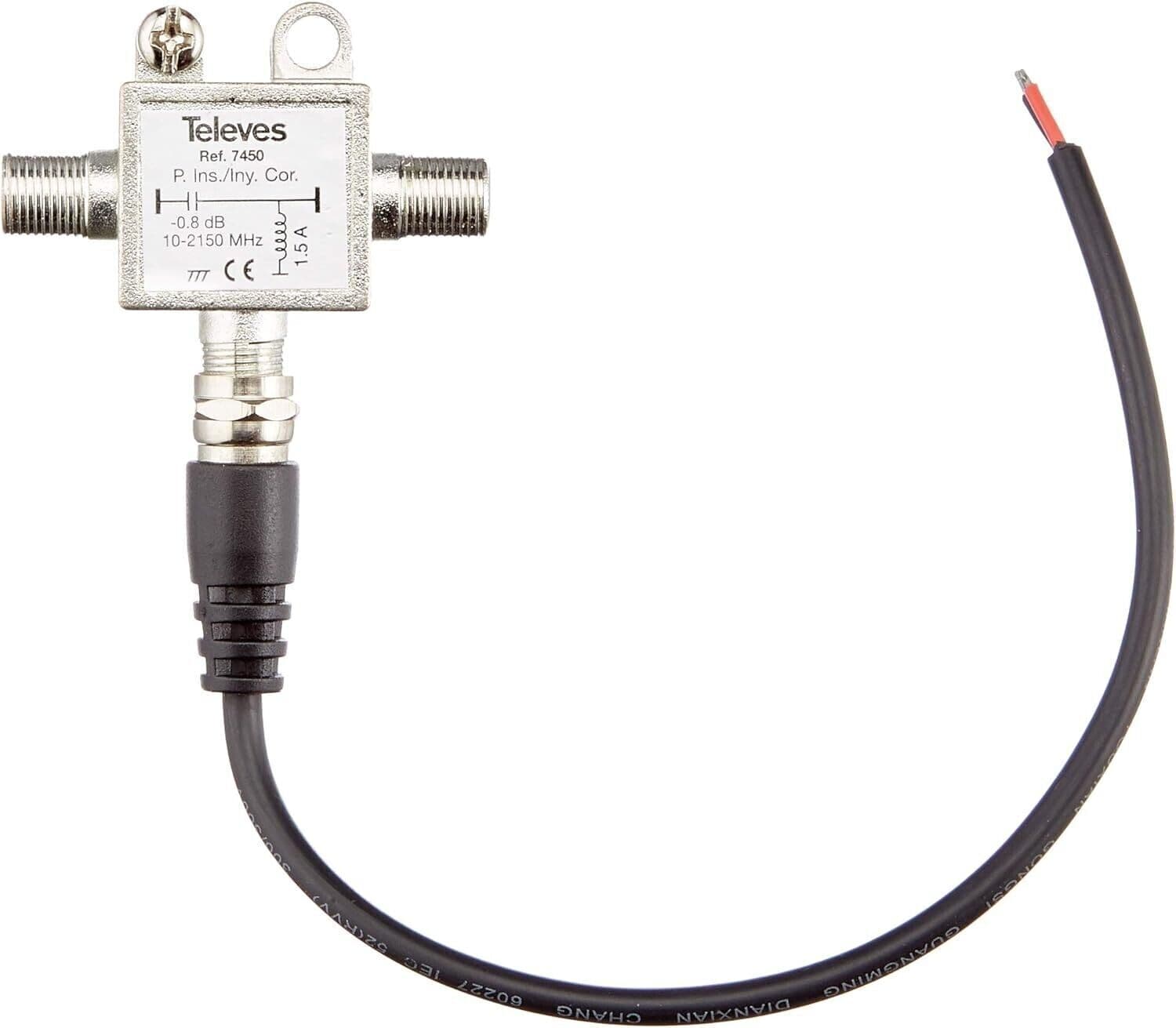 Televes 7450 Inniettore di corrente 24V-1A PER LNB O ANTENNA CAMPER in Ricetrasmettitori a radiofrequenza CL Store - Battipaglia, commercioVirtuoso.it