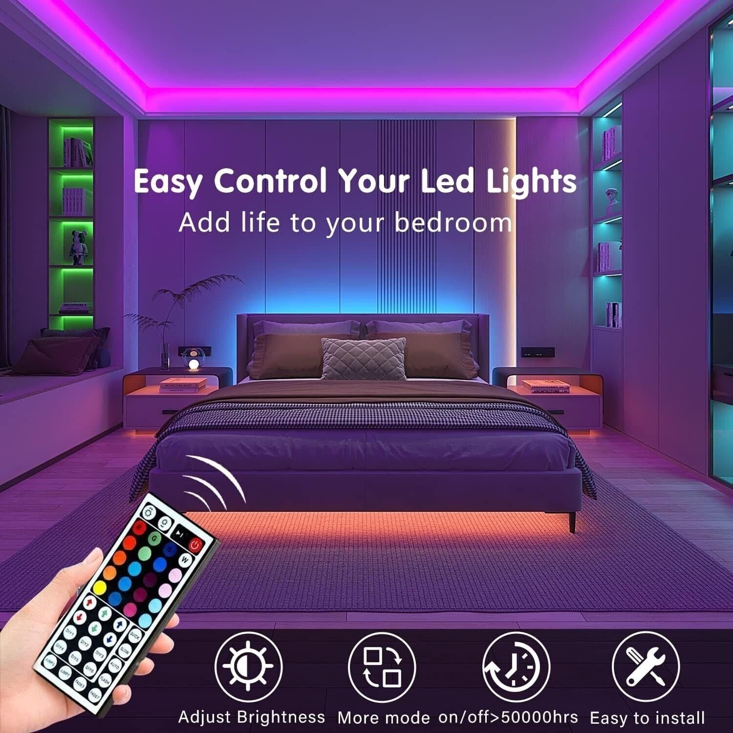Strisce luminose luci a LED 15 metri musicali intelligenti RGB bluetooth in Nastri LED CL Store - Battipaglia, commercioVirtuoso.it