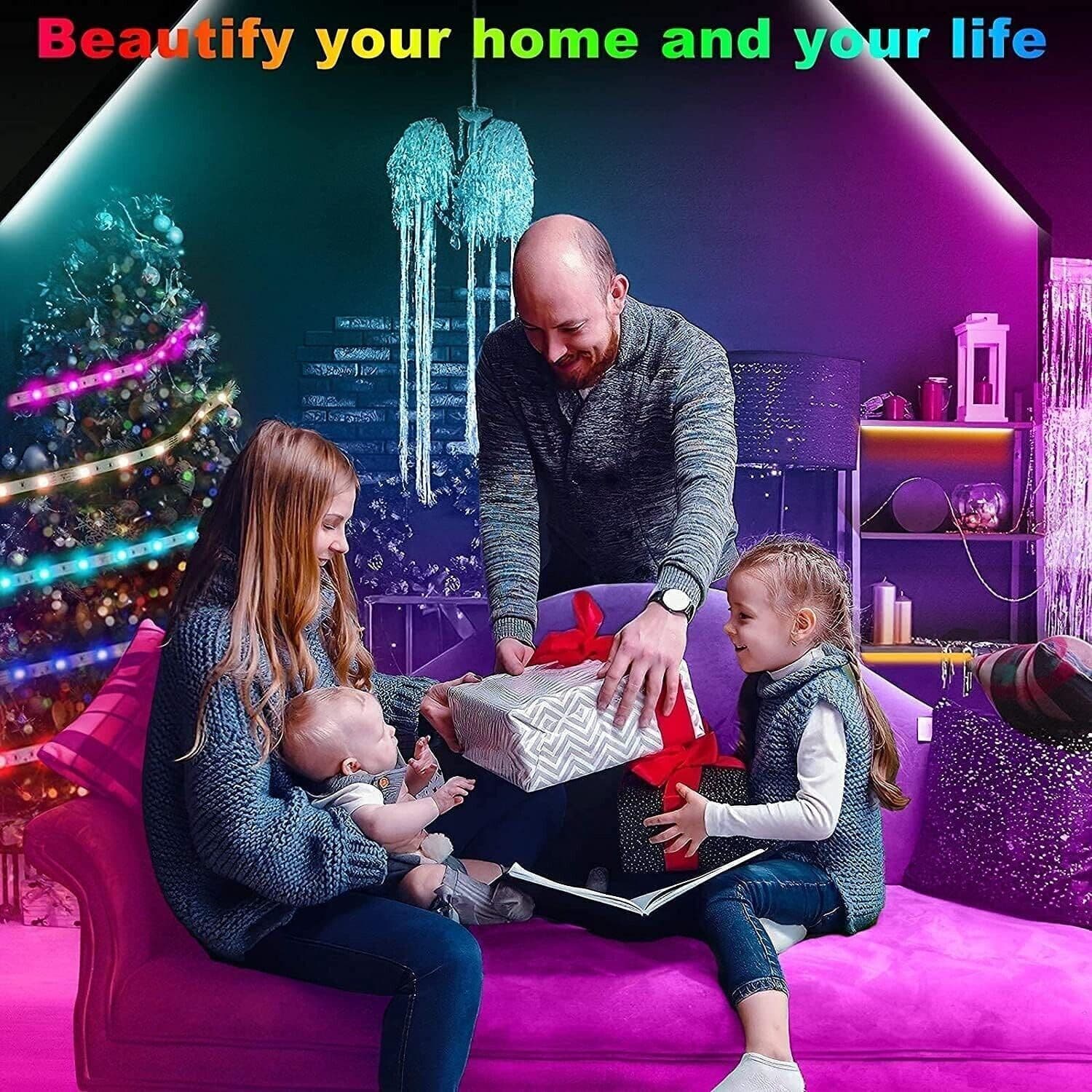Strisce luminose luci a LED 15 metri musicali intelligenti RGB bluetooth in Nastri LED CL Store - Battipaglia, commercioVirtuoso.it