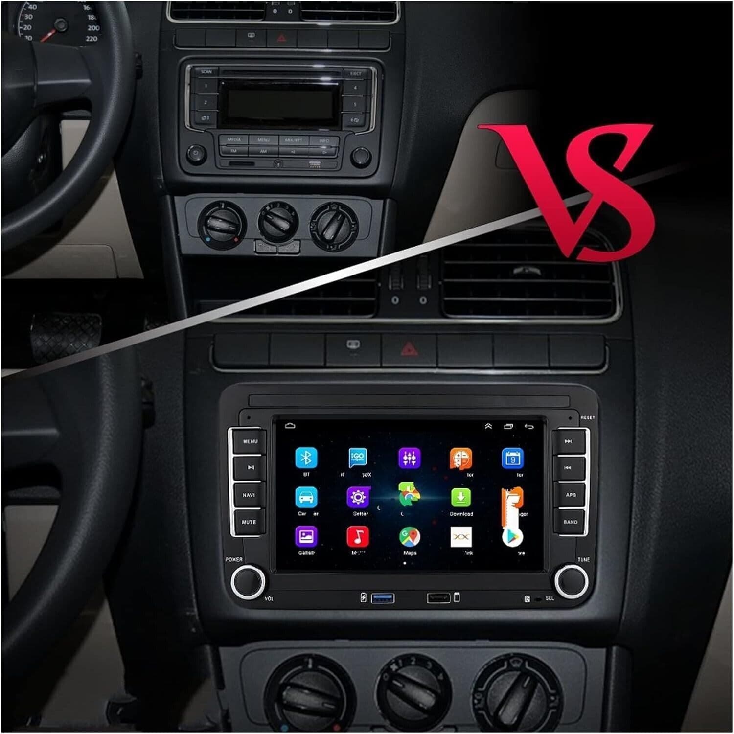 Autoradio Bluetooth Lettore per Polo per Golf 5 6 per Plus per Passat per B6 in Autoradio CL Store - Battipaglia, commercioVirtuoso.it