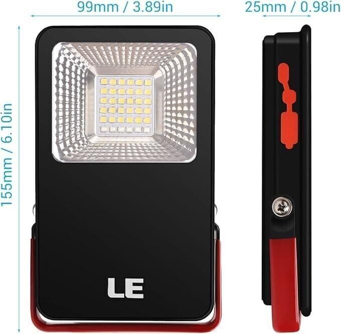 Luci da Lavoro Ricaricabili a LED, Faro Proiettore LED Portatile, Impermeabile in Faretti CL Store - Battipaglia, commercioVirtuoso.it