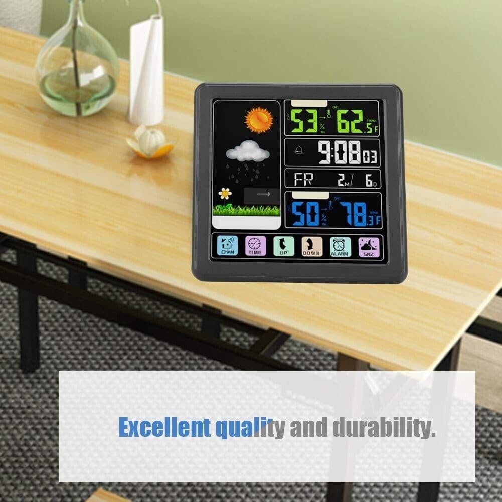 Stazione meteorologica wireless, TS-3310 LCD a colori Full Touch Screen in Stazioni meteo CL Store - Battipaglia, commercioVirtuoso.it