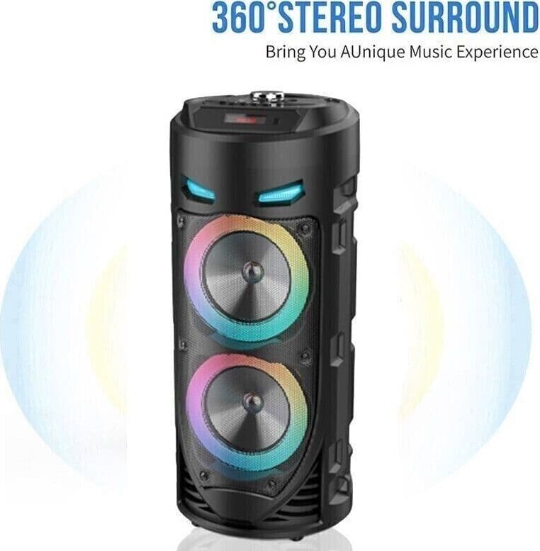 Diffusore portatile cassa bluetooth mp3 karaoke usb aux 10 watt 1500mah ZQS4239 in Monitor CL Store - Battipaglia, commercioVirtuoso.it
