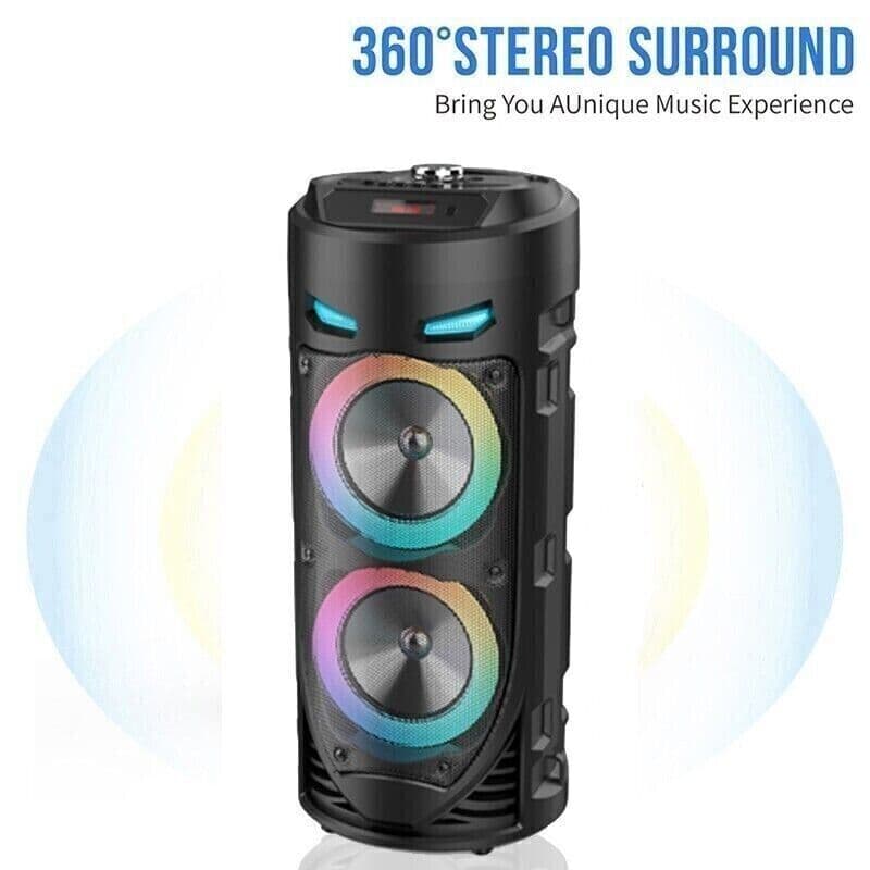 Diffusore portatile cassa bluetooth mp3 karaoke usb aux 10 watt 1500mah ZQS4239 in Monitor CL Store - Battipaglia, commercioVirtuoso.it
