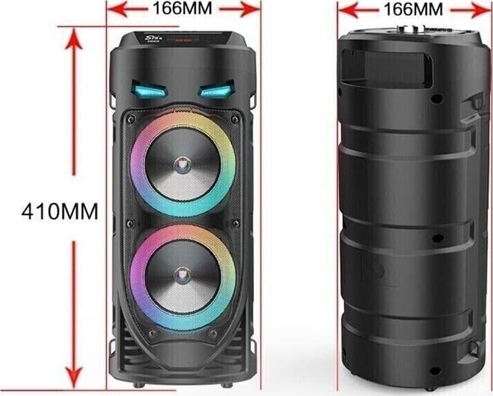 Diffusore portatile cassa bluetooth mp3 karaoke usb aux 10 watt 1500mah ZQS4239 in Monitor CL Store - Battipaglia, commercioVirtuoso.it