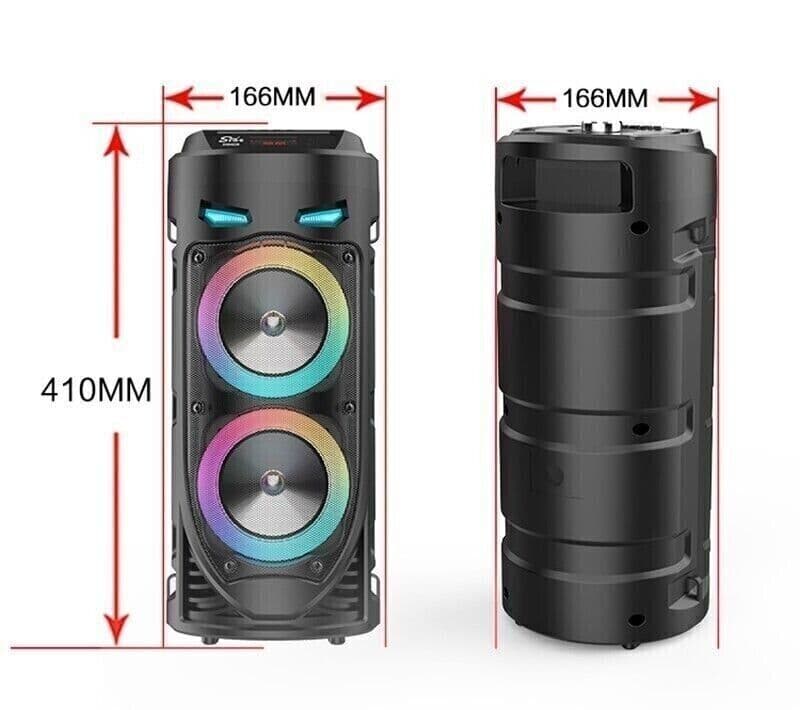 Diffusore portatile cassa bluetooth mp3 karaoke usb aux 10 watt 1500mah ZQS4239 in Monitor CL Store - Battipaglia, commercioVirtuoso.it