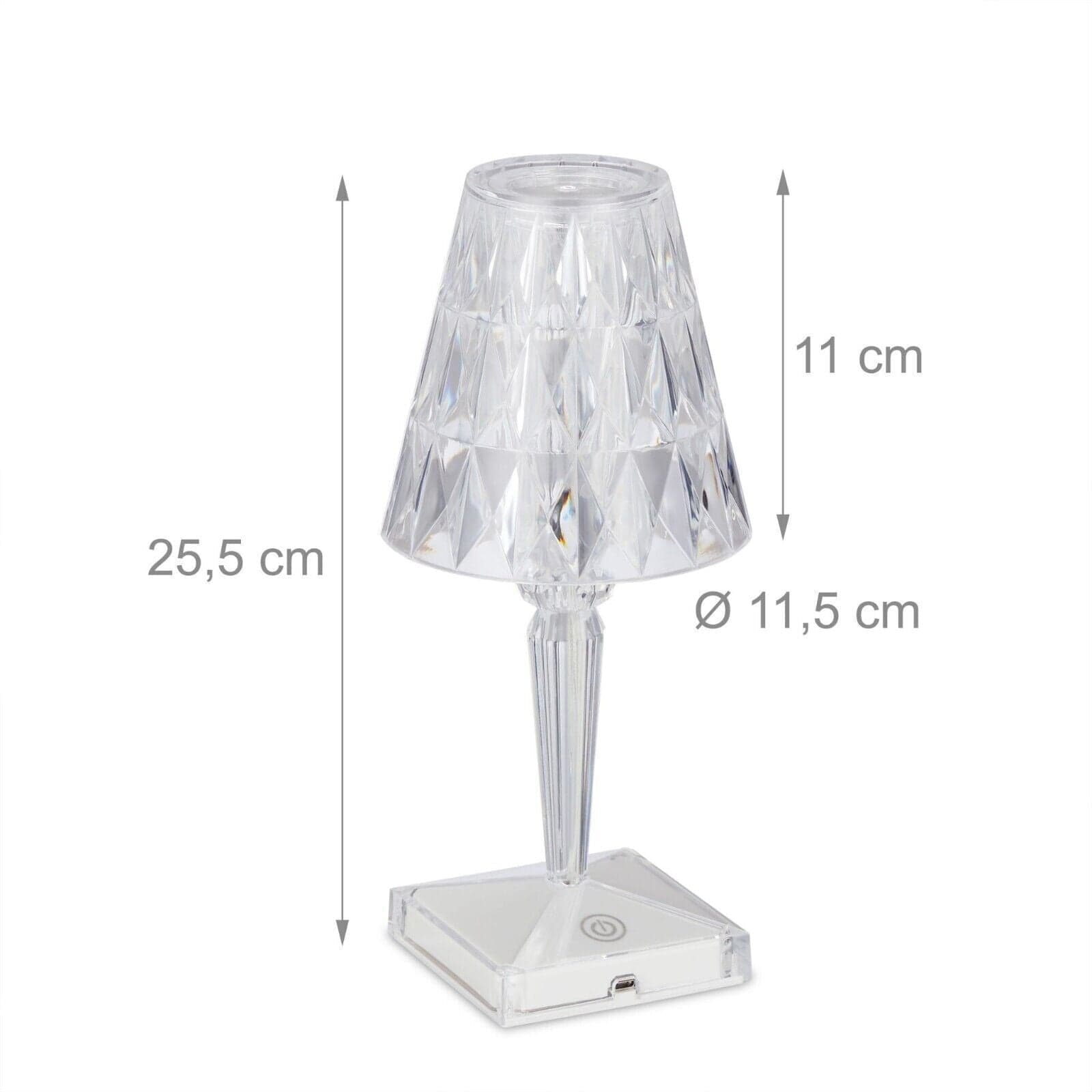 Lampada da tavolo a LED in acrilico in Lampade da tavolo e abat-jour CL Store - Battipaglia, commercioVirtuoso.it