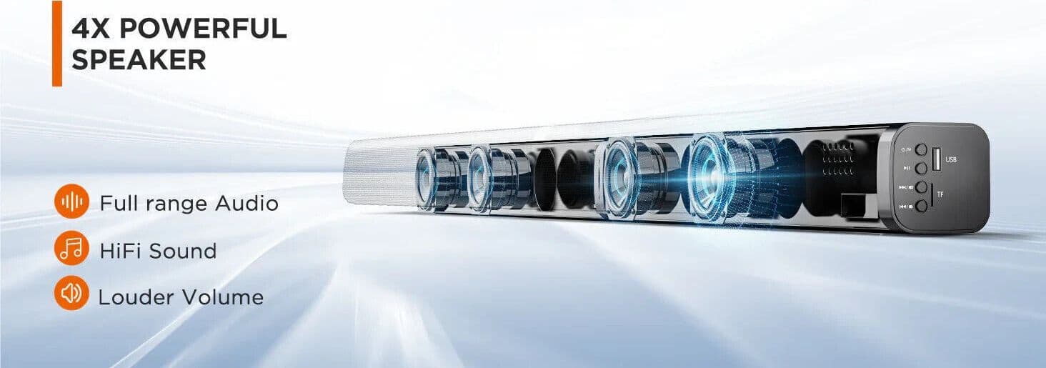 Bomaker Tapio V Soundbar Subwoofer 2.1 canali 100 W USB Bluetooth 5.0 nero- in Soundbar CL Store - Battipaglia, commercioVirtuoso.it