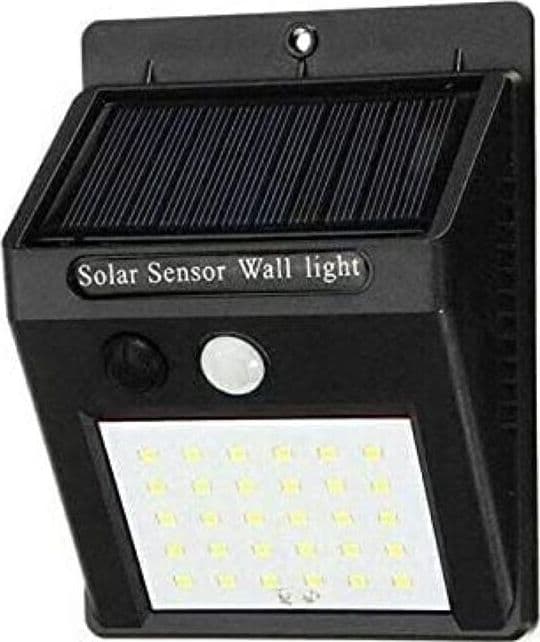 DRIWEI Faretto lampada solare 25 LED sensore movimento pannello solare faro