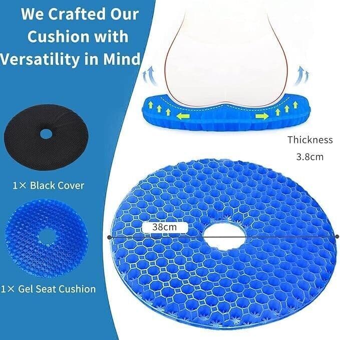 Cuscino Gel Traspirante Gravidanza Post-parto per Coccige Emorroidi in Cuscini per sedie e supporti lombari CL Store - Battipaglia, commercioVirtuoso.it