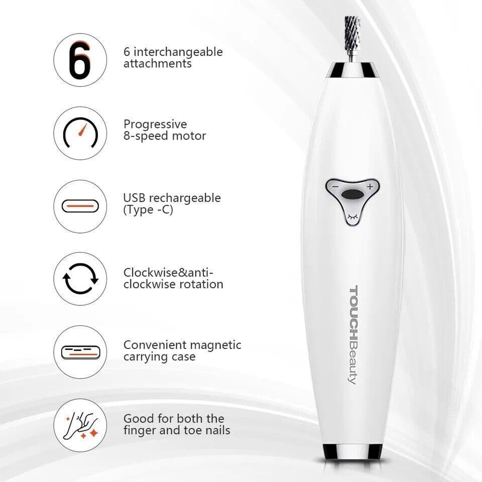 Set Manicure e Pedicure Elettrico, TOUCHBeauty Trapano per Unghie Elettrico in Frese per unghie CL Store - Battipaglia, commercioVirtuoso.it