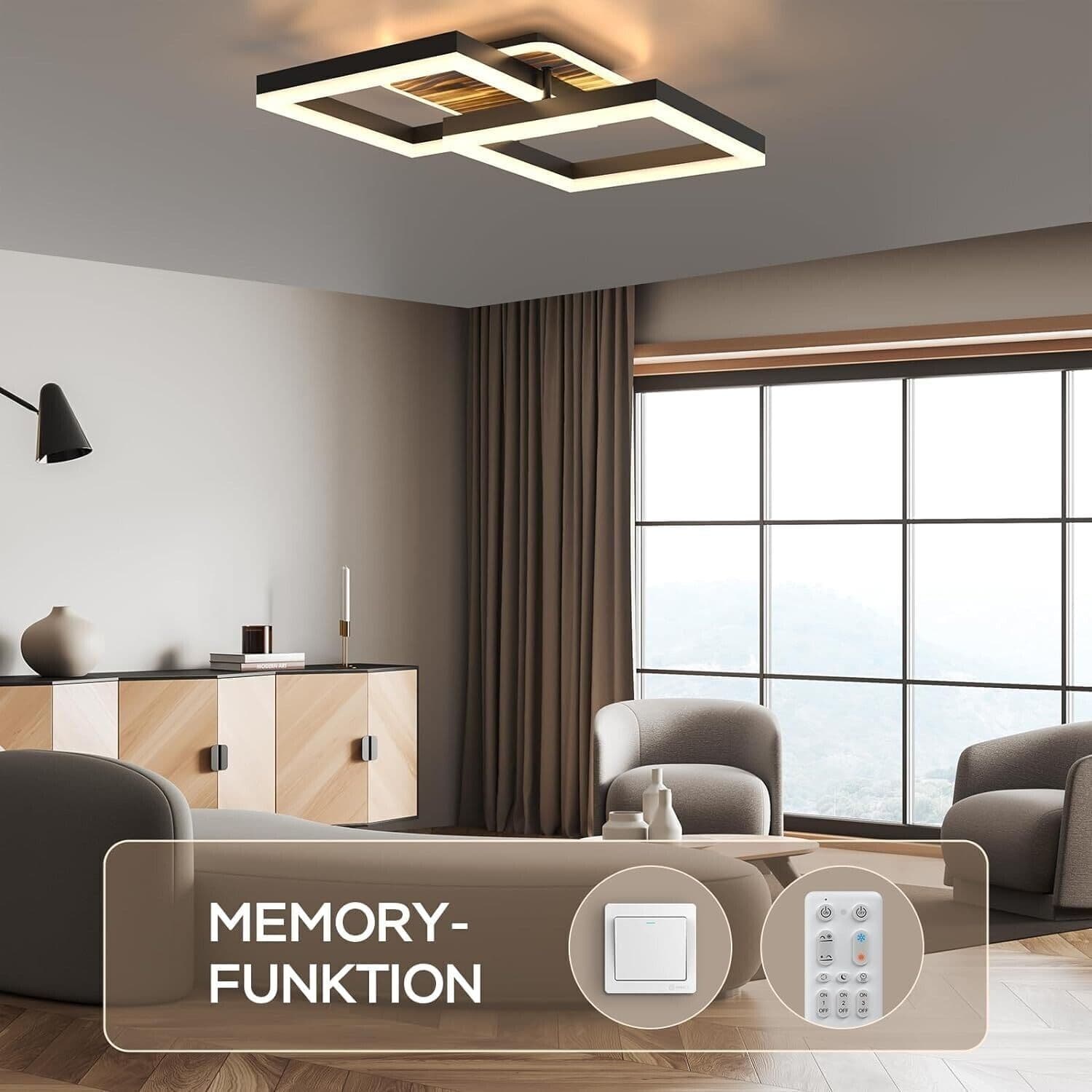 Anten plafoniera led soffitto Vintage plafoniera salotto Dimmerabile 40W 3600LM in Plafoniere CL Store - Battipaglia, commercioVirtuoso.it